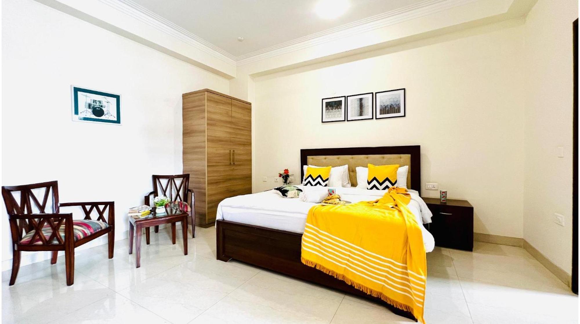 Olive Service Apartments - Golf Course Road Gurgaon Eksteriør billede