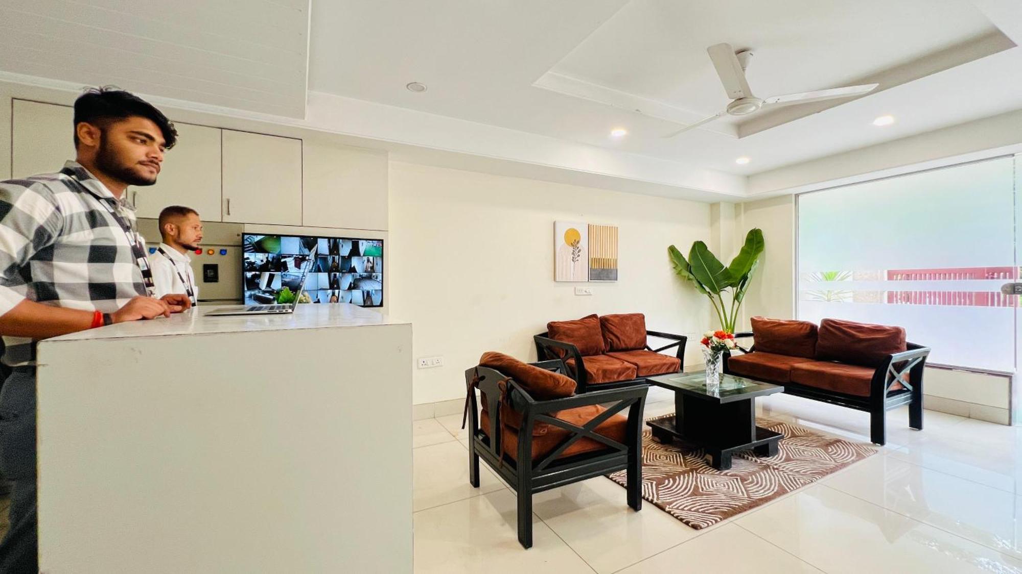 Olive Service Apartments - Golf Course Road Gurgaon Eksteriør billede